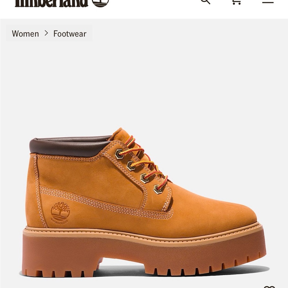 Timberland Women's Tan Platform Boots